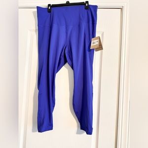 Nike Yoga Dri-Fit High Rise 7/8 Yoga Pants Womens Plus Size 2XPurple. NWT